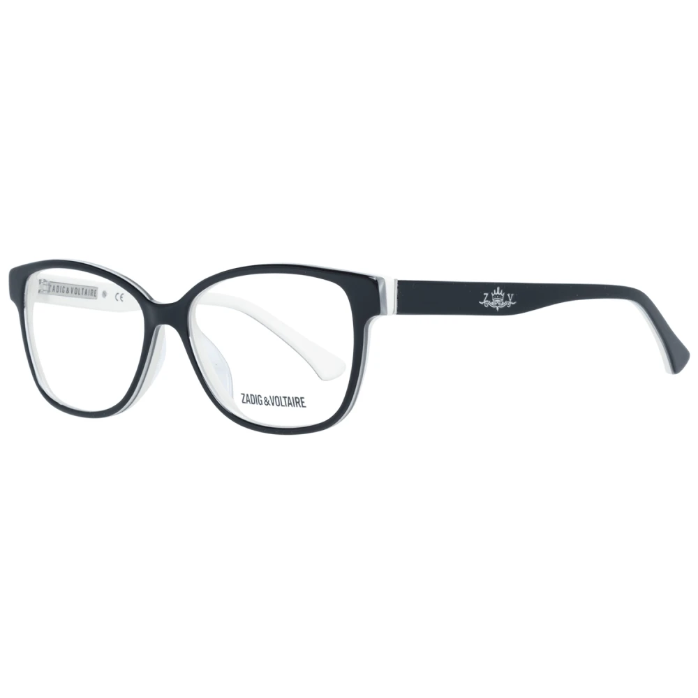 Zadig & Voltaire Zwarte Unisex Optische Frames Black Unisex