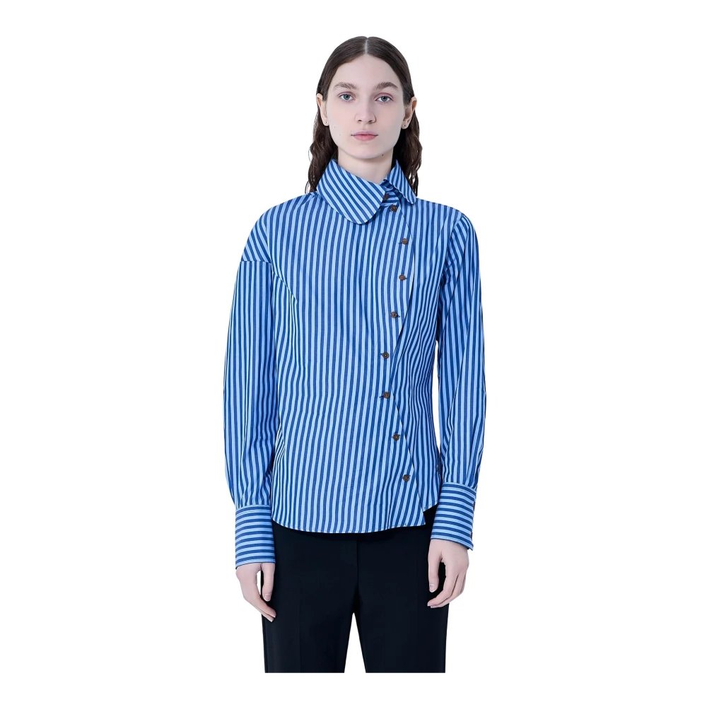 Vivienne Westwood Women's Blue Bella Shirt - Shirts - M - Blouses & Shirts