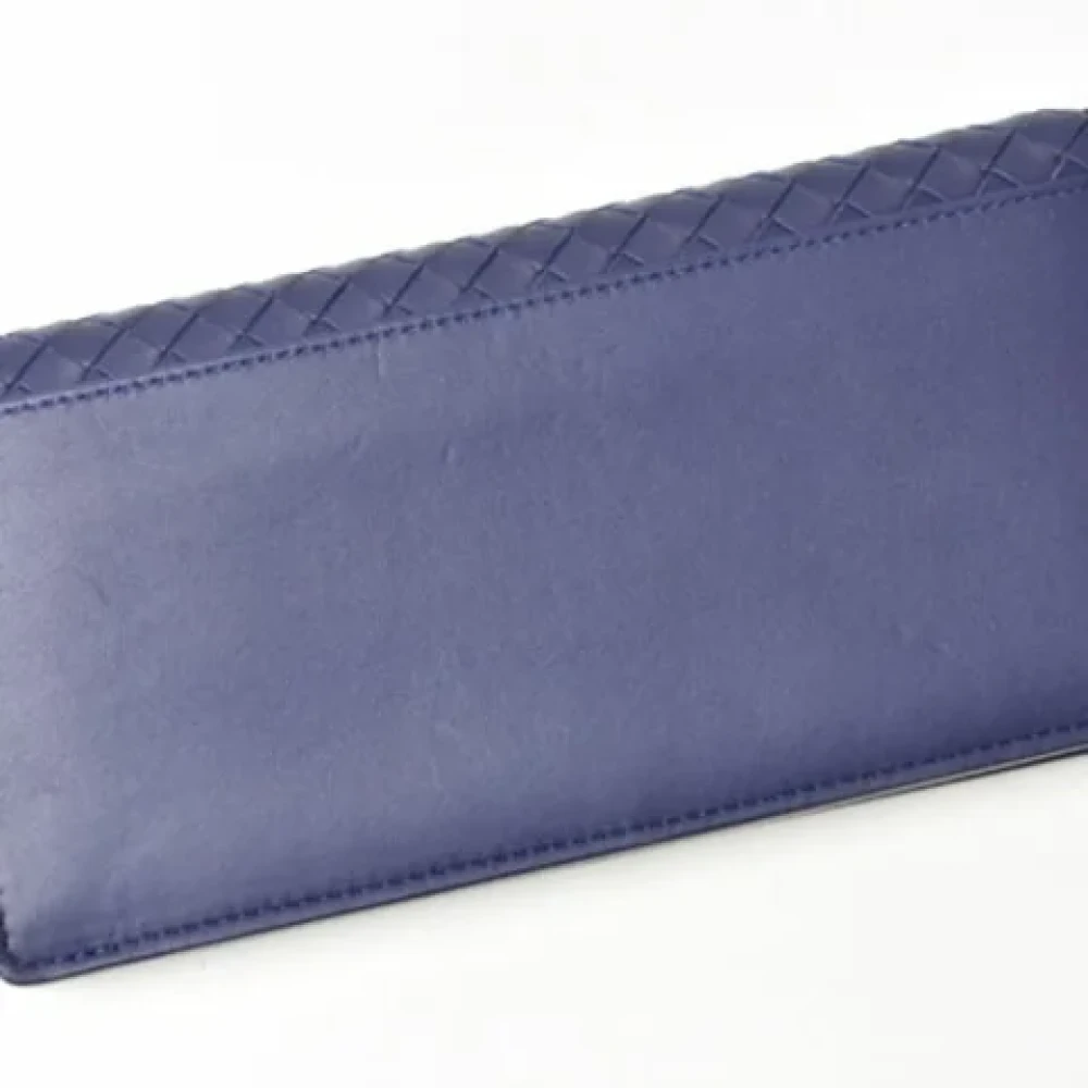 Bottega Veneta Vintage Pre-owned Leather clutches Purple Dames
