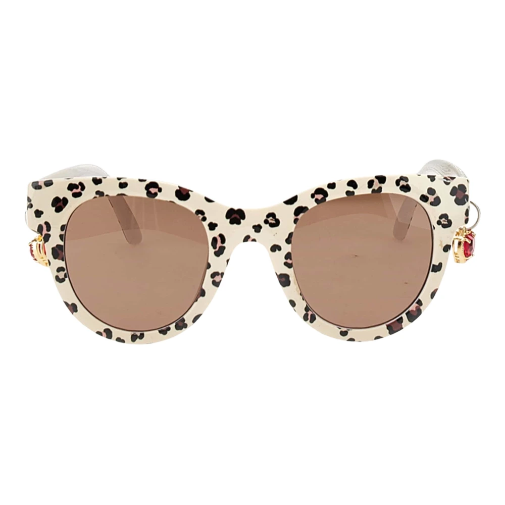 Monnalisa Women's Leopard Sunglasses With Case In Multicolour