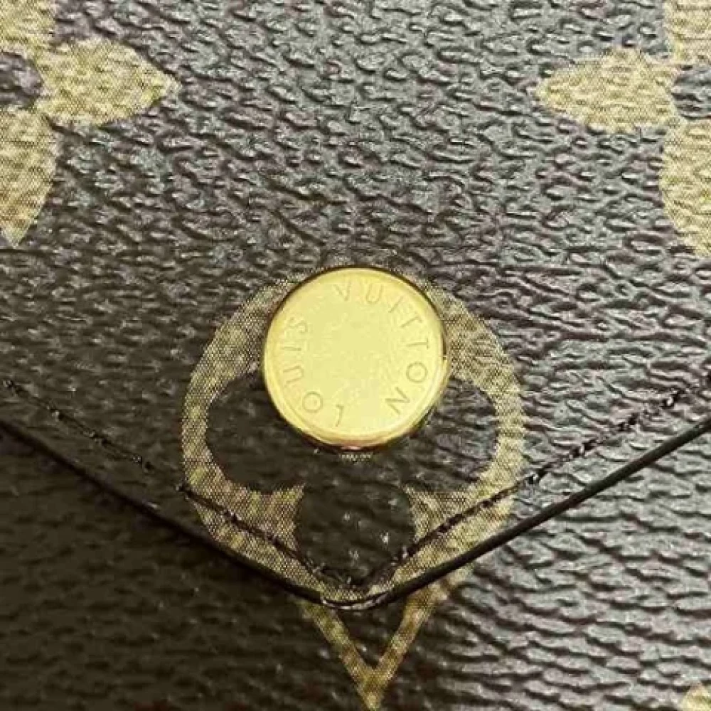 Louis Vuitton Vintage Pre-owned Fabric wallets Brown Dames