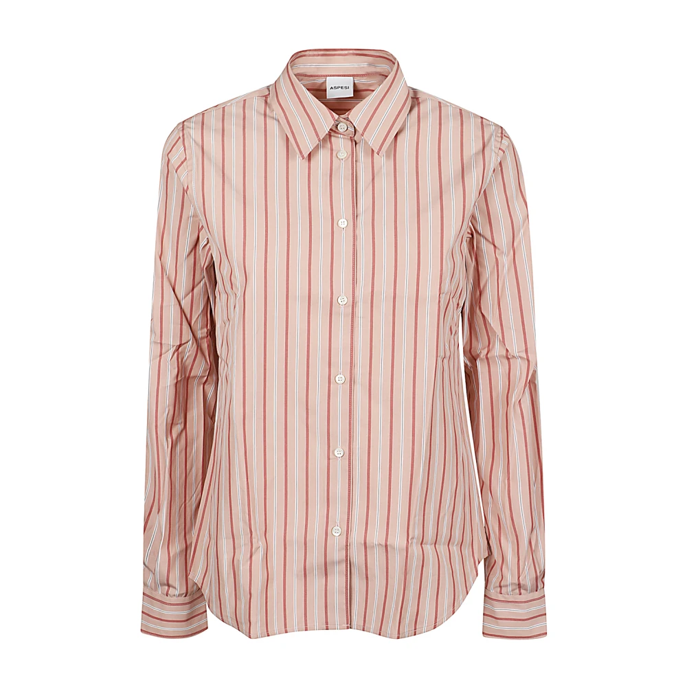 Aspesi Gestreept klassiek overhemd Pink Dames