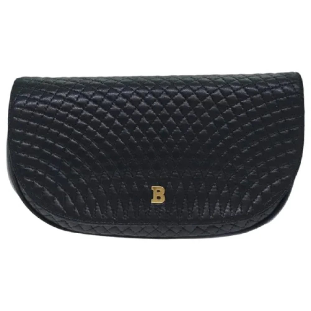Bally Pre-owned Leather shoulder-bags Black Dames