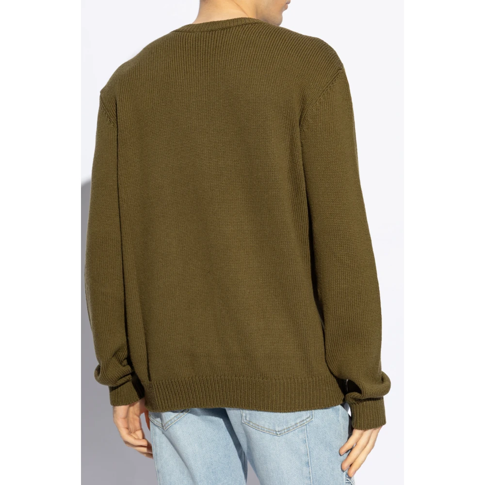 Balmain Trui met logo Green Heren