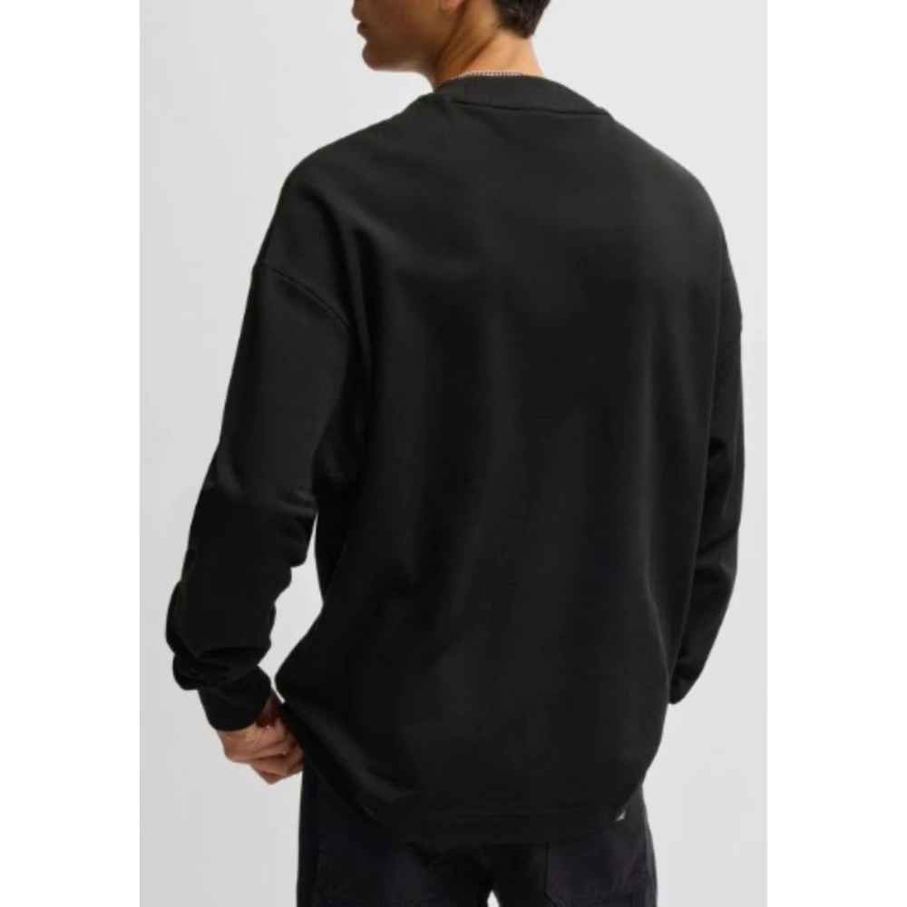 Hugo Boss Heren Sweatshirt Nedro Black Heren
