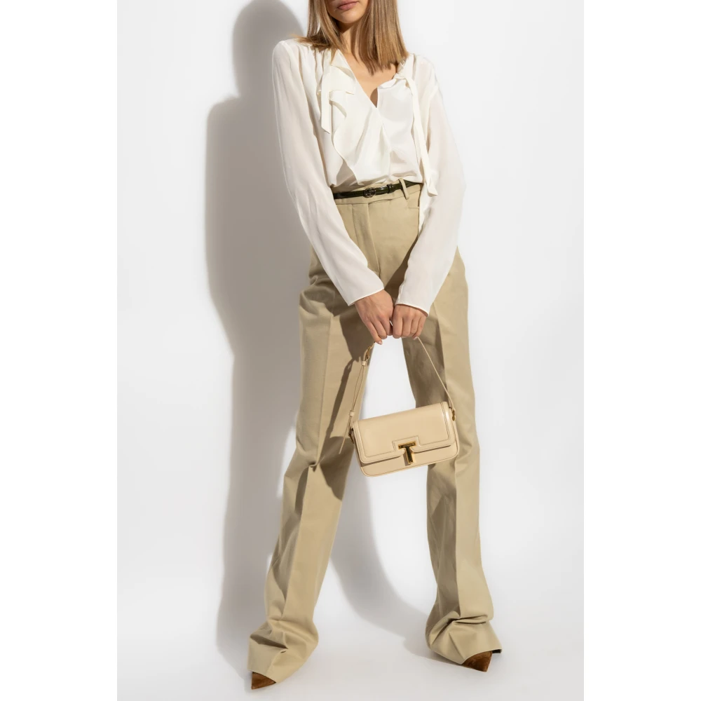 Tom Ford Katoenen broek Beige Dames