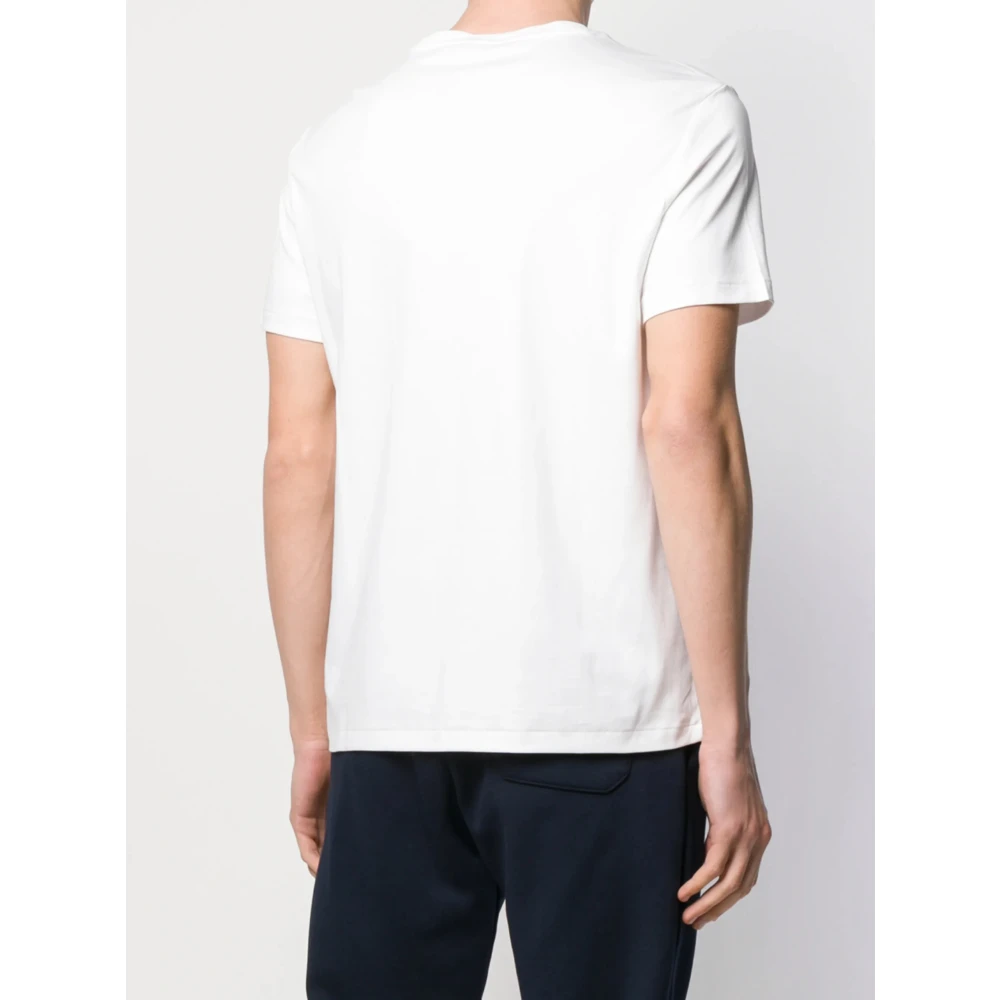 Polo Ralph Lauren Geborduurde Slim Fit Katoenen T-shirt White Heren