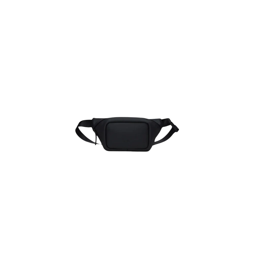 Rains Mini Heuptas met Mesh Achterkant en Rits Black Unisex