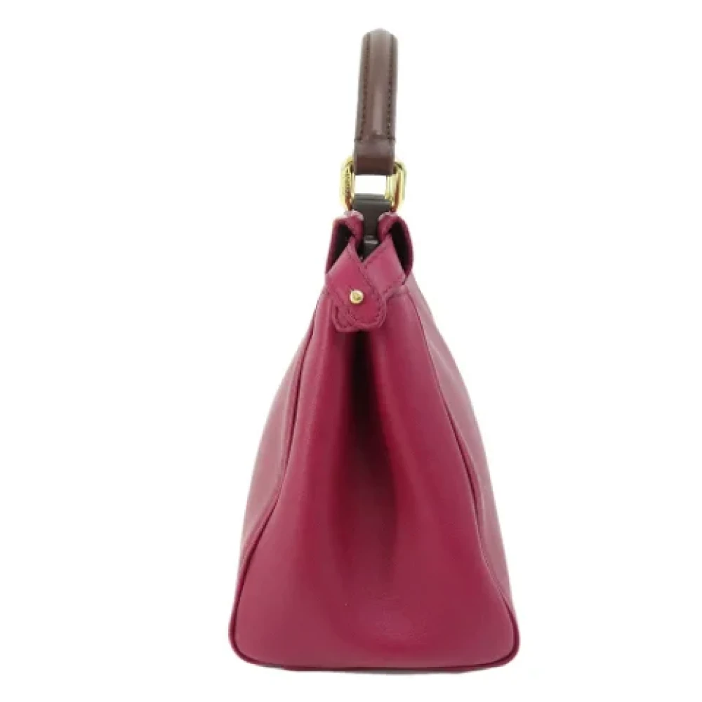 Fendi Vintage Pre-owned Fabric handbags Purple Dames