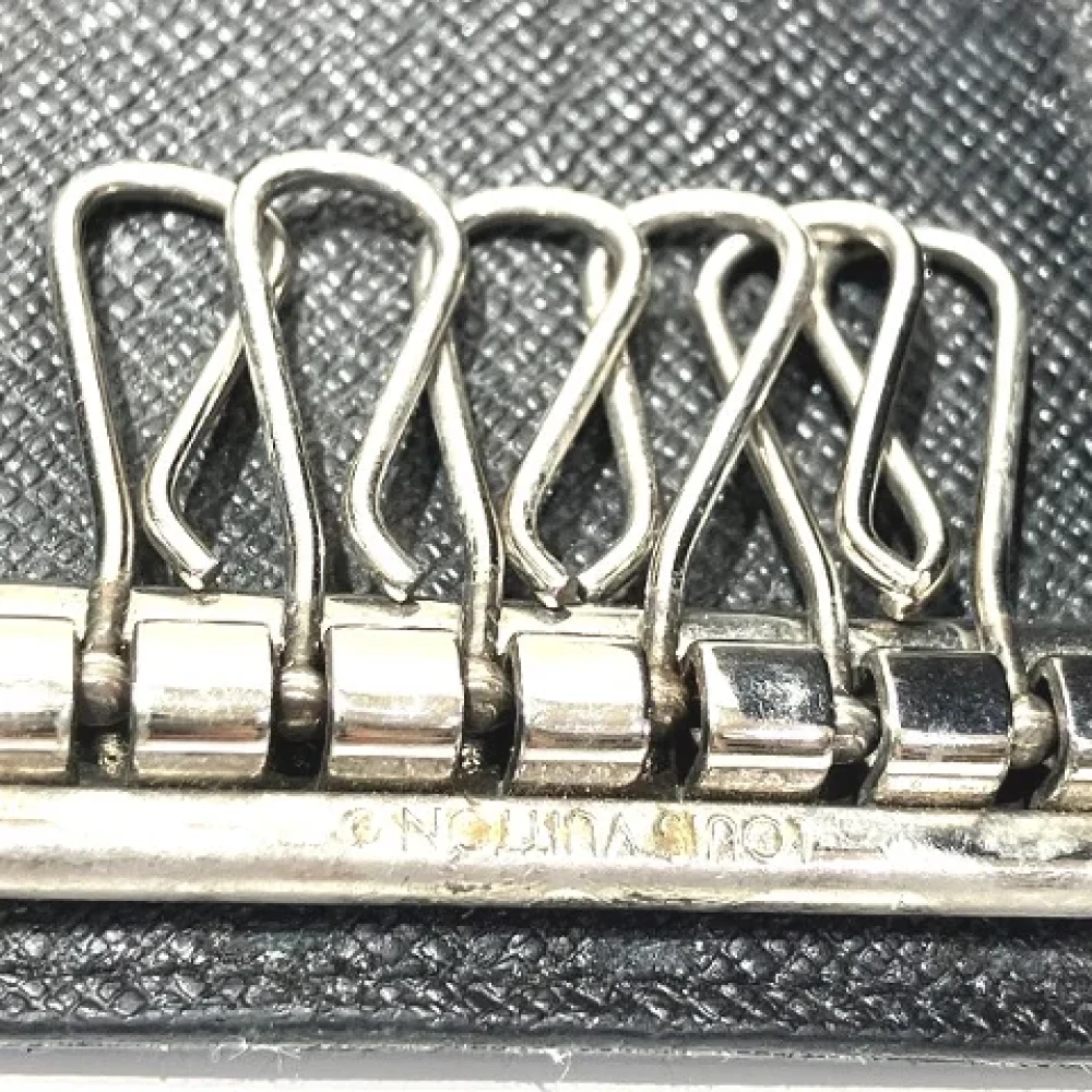Louis Vuitton Vintage Pre-owned Canvas key-holders Black Dames