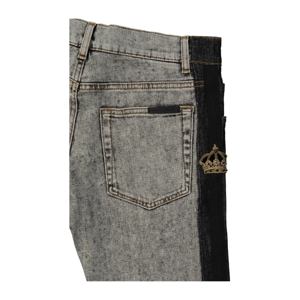 Dolce & Gabbana Grijze Skinny Denim Jeans voor Heren Gray Heren