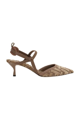 Jacquard Slingback Heels