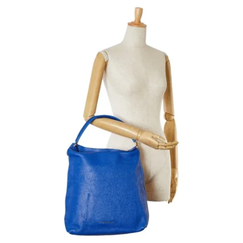 Burberry Vintage Pre-owned Leather handbags Blue Dames