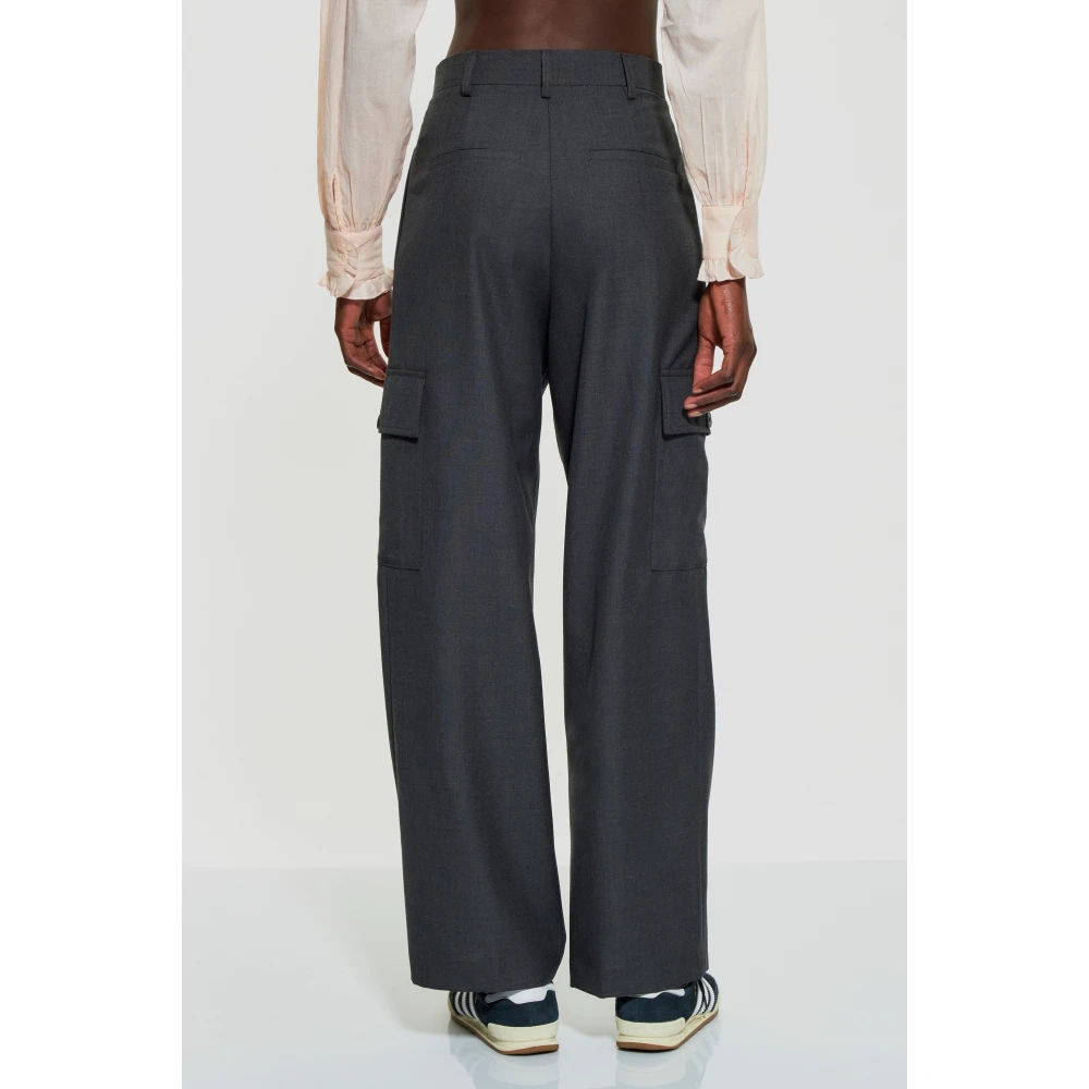 Antik batik Francisco wollen cargobroek Gray Dames