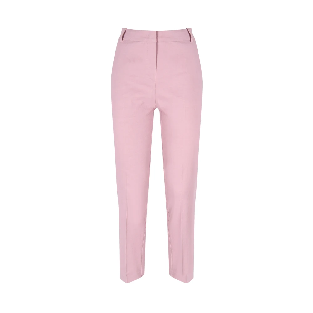 Pinko Roze Scuba Stiksel Broek Pink Dames