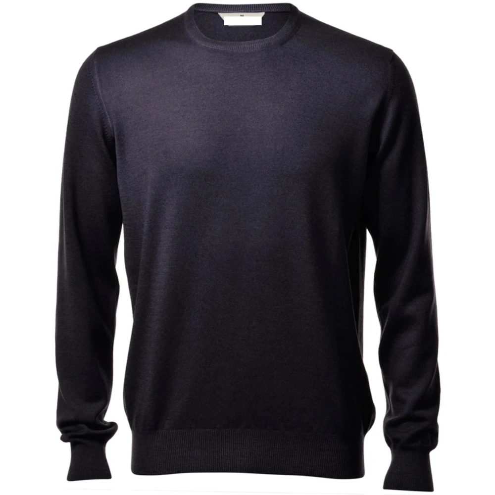 Paolo Fiorillo Capri Vintage Merino Wollen Trui Grijs Gray Heren