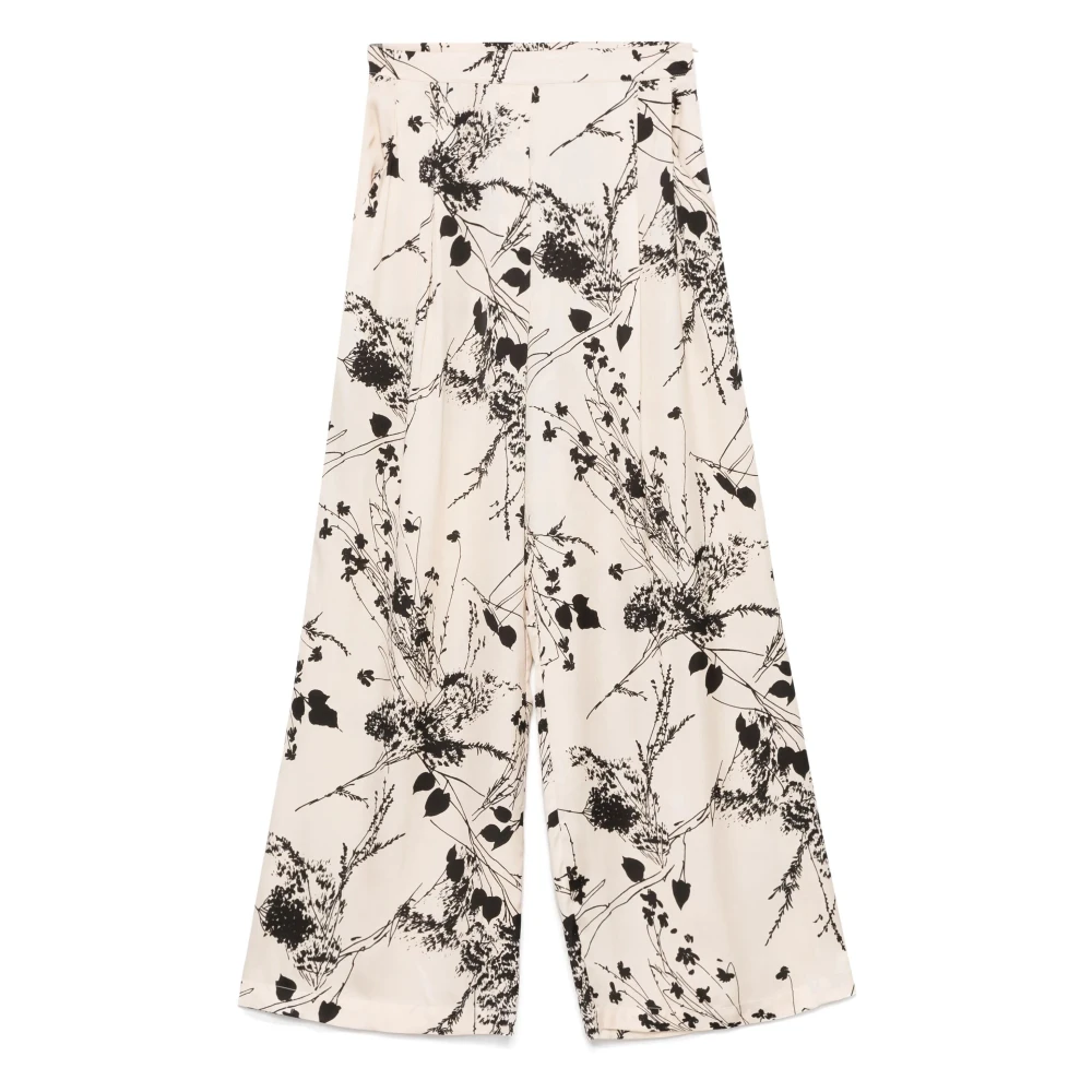 Semicouture Femme Beige - Edwina Palazzo Pants - Pantalons - Taille: 40 Fr