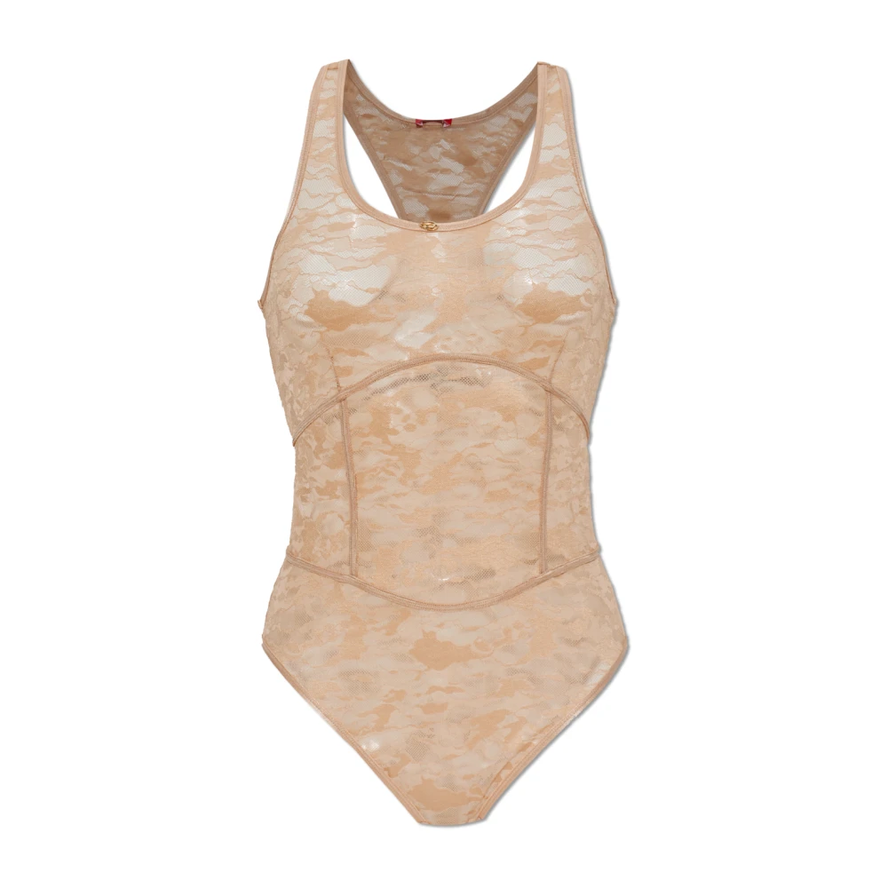 Diesel Women's Beige Full-Body, Xs, Ezzy-Utlt Bodysuit
