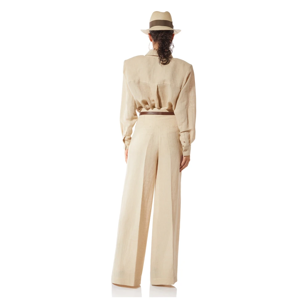 MVP wardrobe Malibù Broek Beige Dames