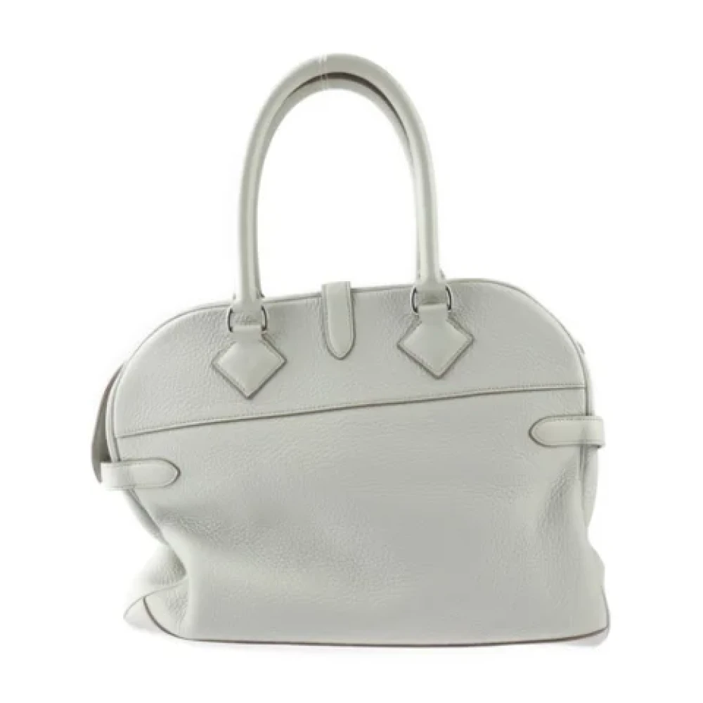Hermès Vintage Pre-owned Fabric handbags Gray Dames