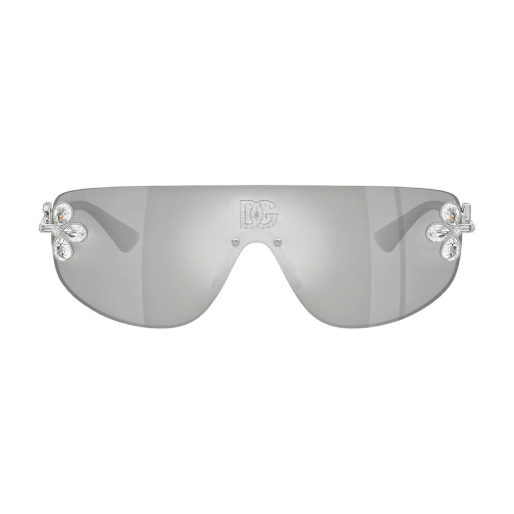 Dolce&Gabbana Woman Sunglass DG2333B - Frame color: Silver, Lens color: Clear Mirror Silver - Image 3