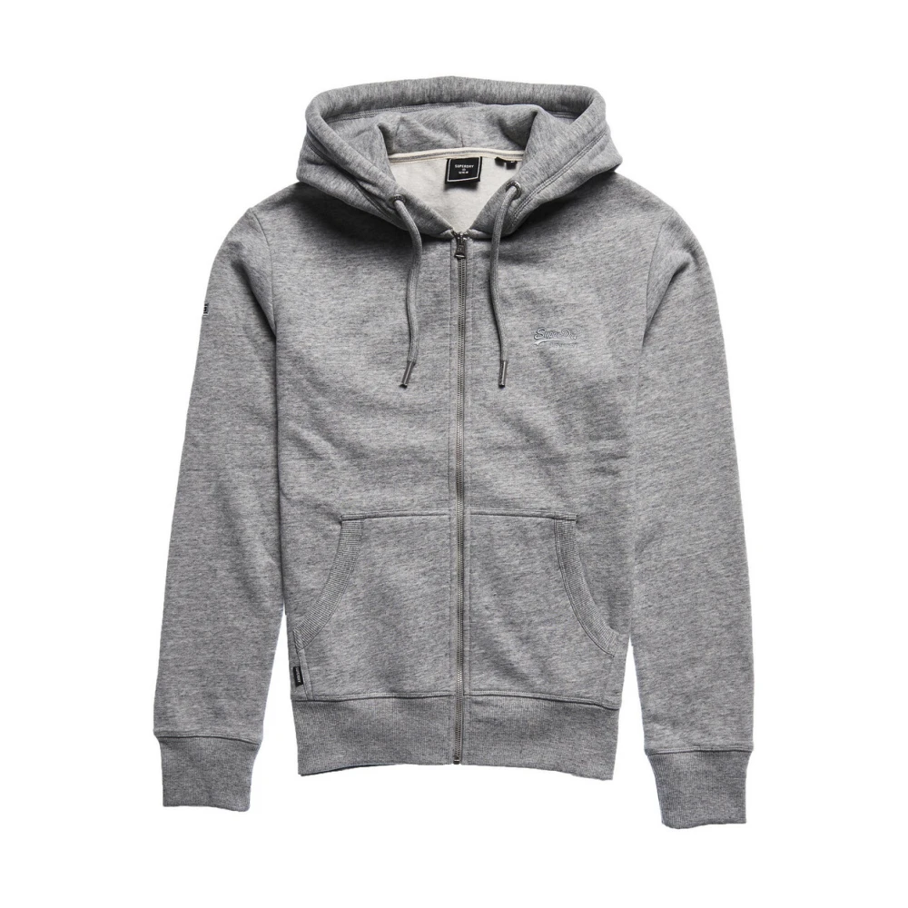 Superdry Athletic Zip-through Sweater Gray Heren