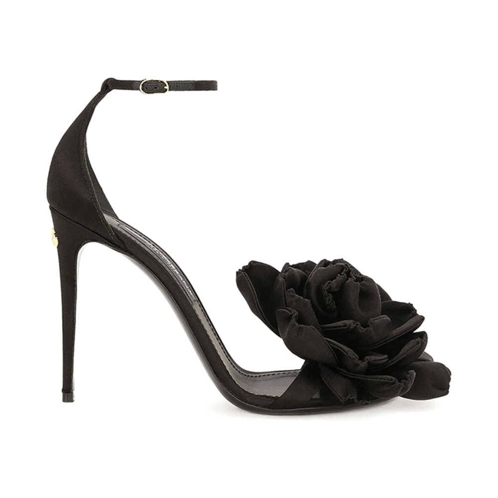 Dolce & Gabbana Women's Black High Heel Sandals For