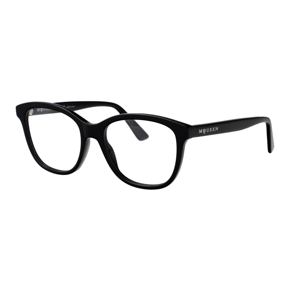 Alexander McQueen Stiliga Optiska Glasögon Am0487O Black, Dam