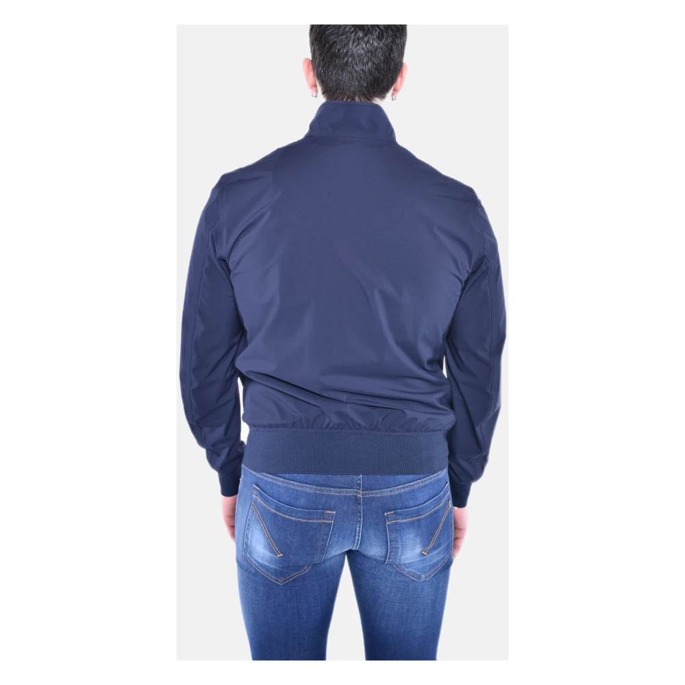 Blauer Korte Neopreen 3 Laag Jas Blue Heren