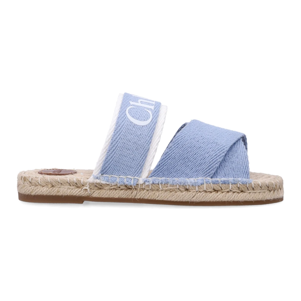 Chloé Girls Blue Logo Sandals - Kids Sandals - 34 Eu - Kids