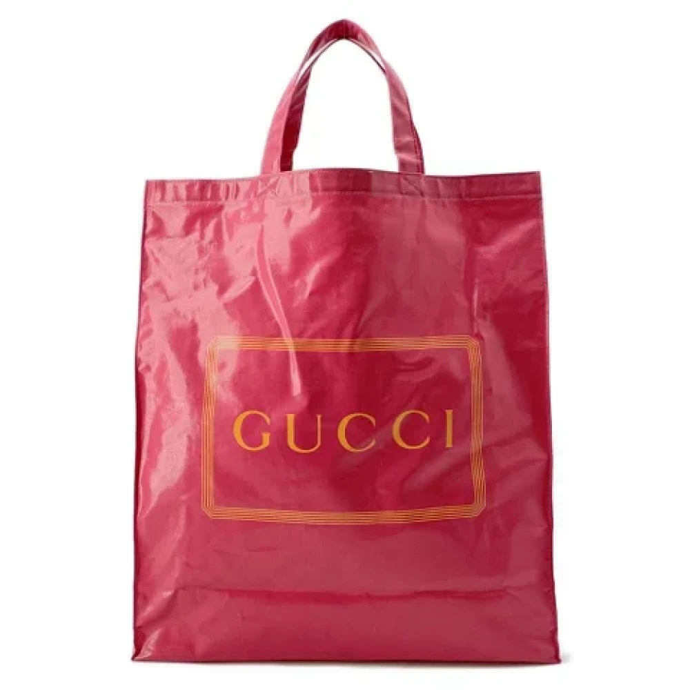Gucci Vintage Pre-owned Canvas gucci-bags Pink Dames