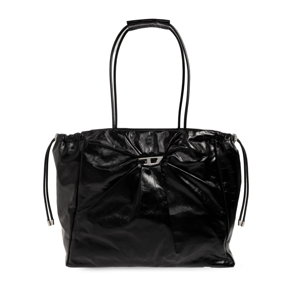 Diesel Vrouw Zwart Tassen Dames, One Size, Tote Bags