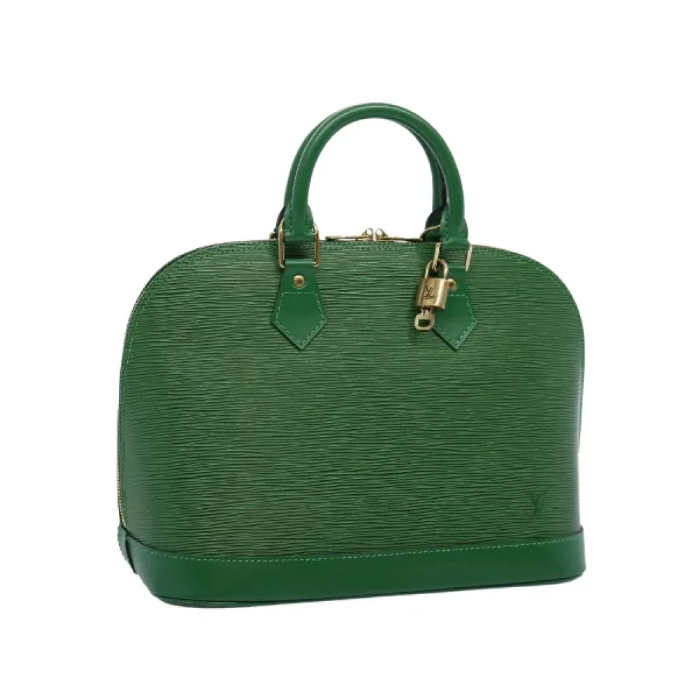 Louis Vuitton Vintage Pre-owned Leather handbags Green Dames
