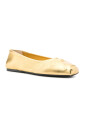 gold-tone-leather-flat-shoes-square-toe