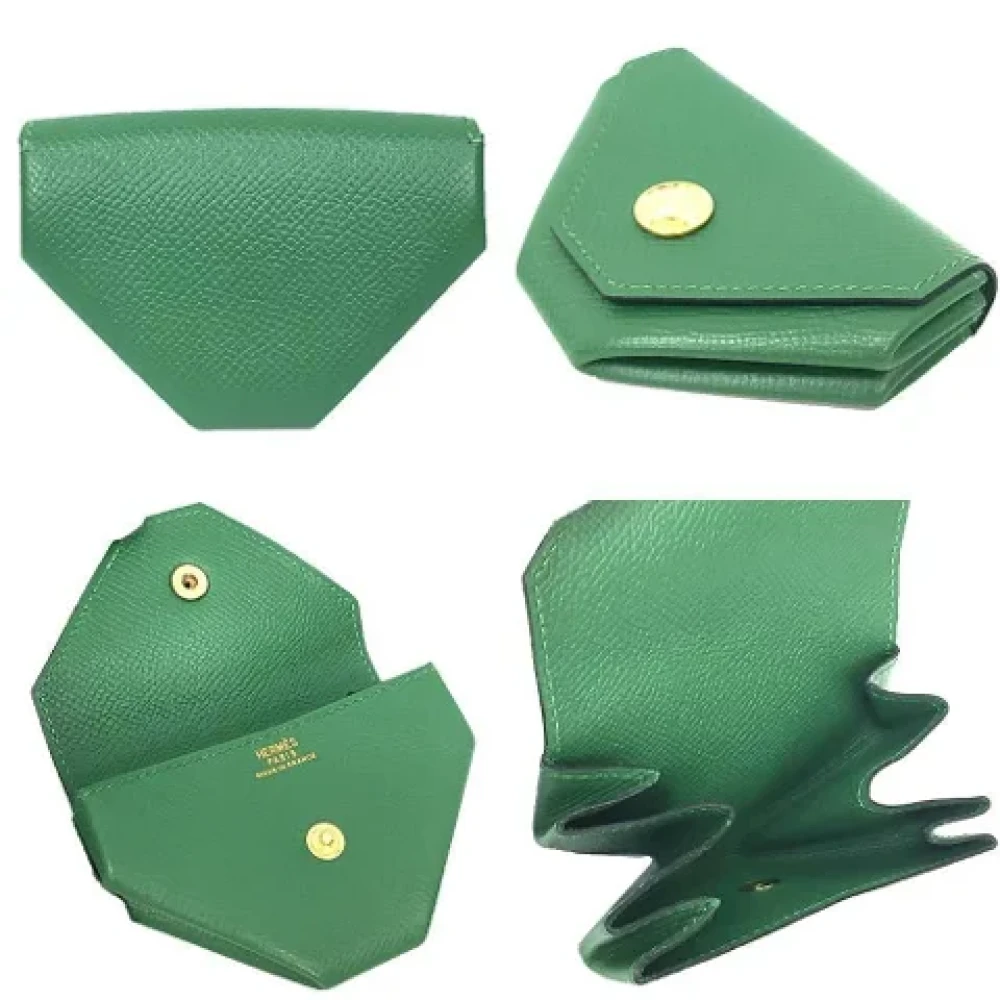 Hermès Vintage Pre-owned Leather home-office Green Dames