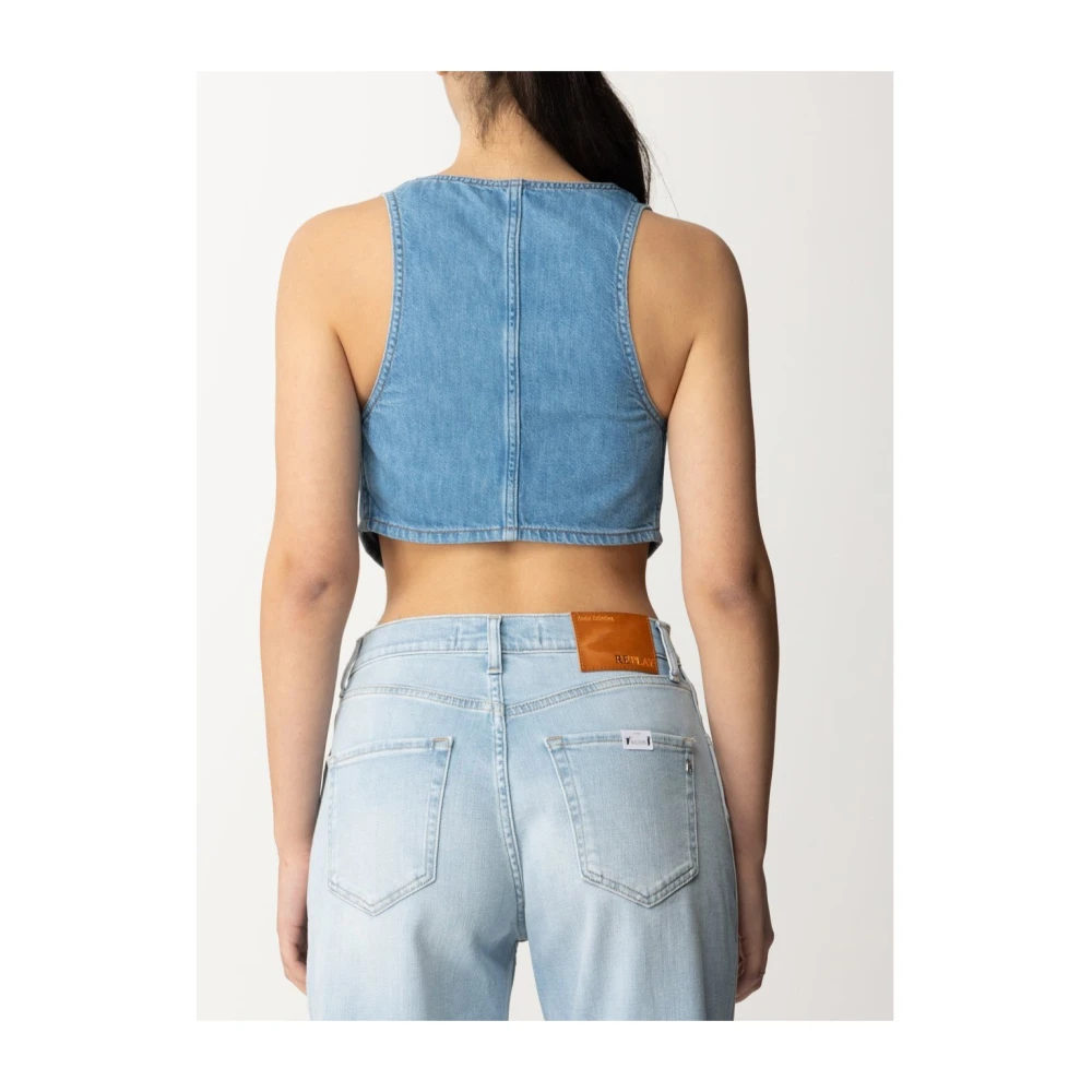 Twinset Vests Blue Dames
