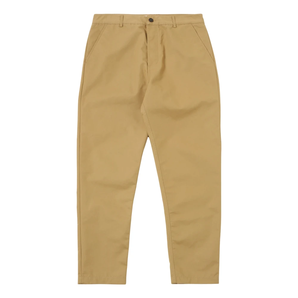 Universal Works Moderne Militaire Chino Broek Sand Brown Heren