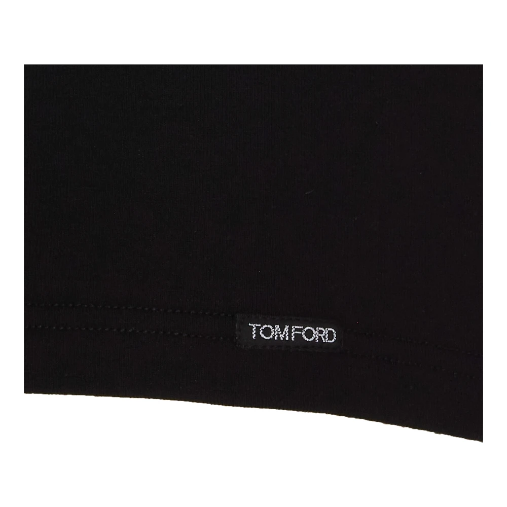 Tom Ford Zwarte T-shirts en Polos Black Heren