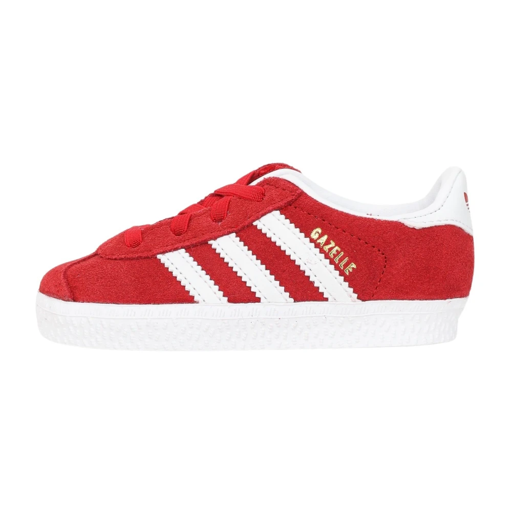 Adidas Originals Gazelle Baby Sneakers Röd Låg Profil Red, Pojke