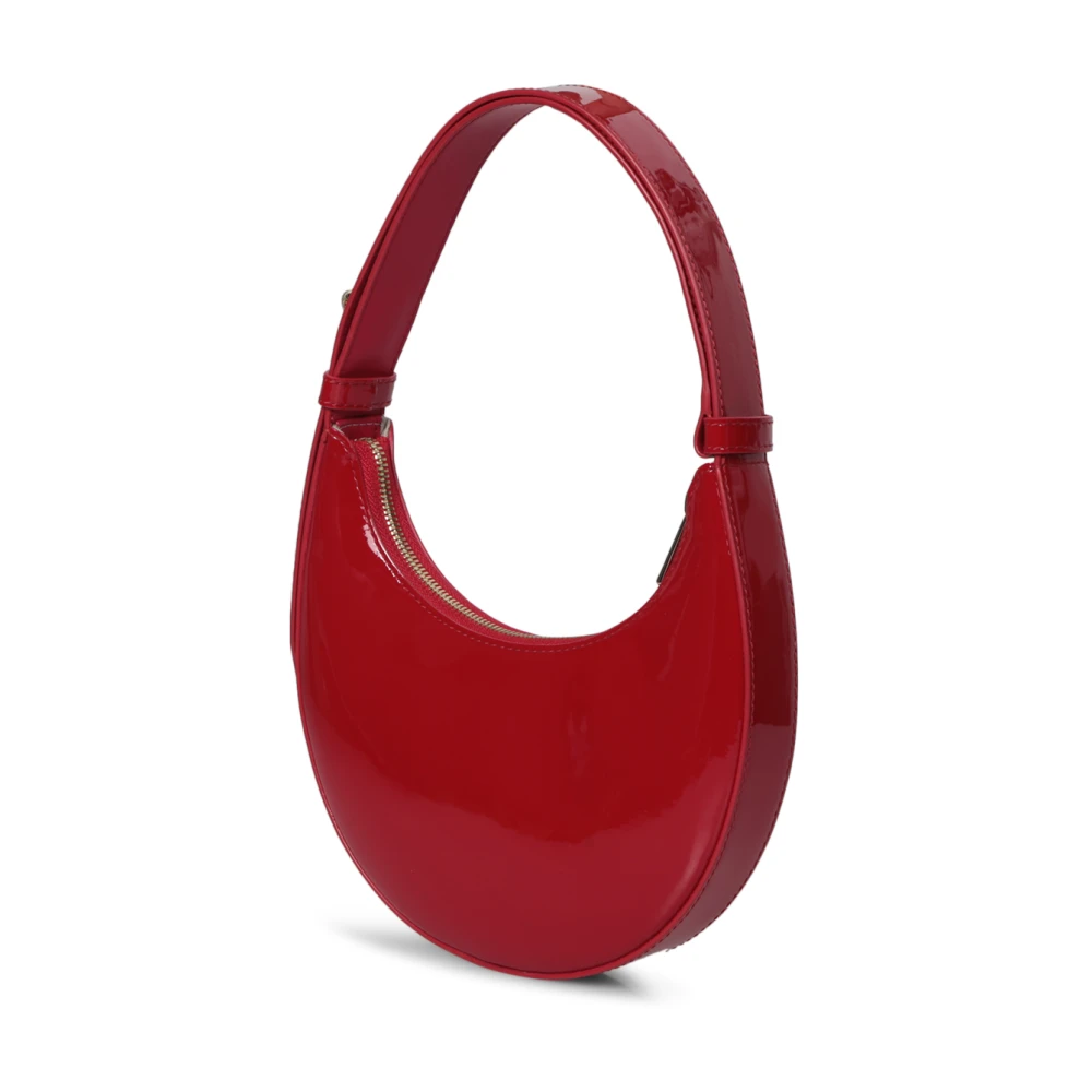 Furla Rode Patent Halve Maan Mini Tas Red Dames
