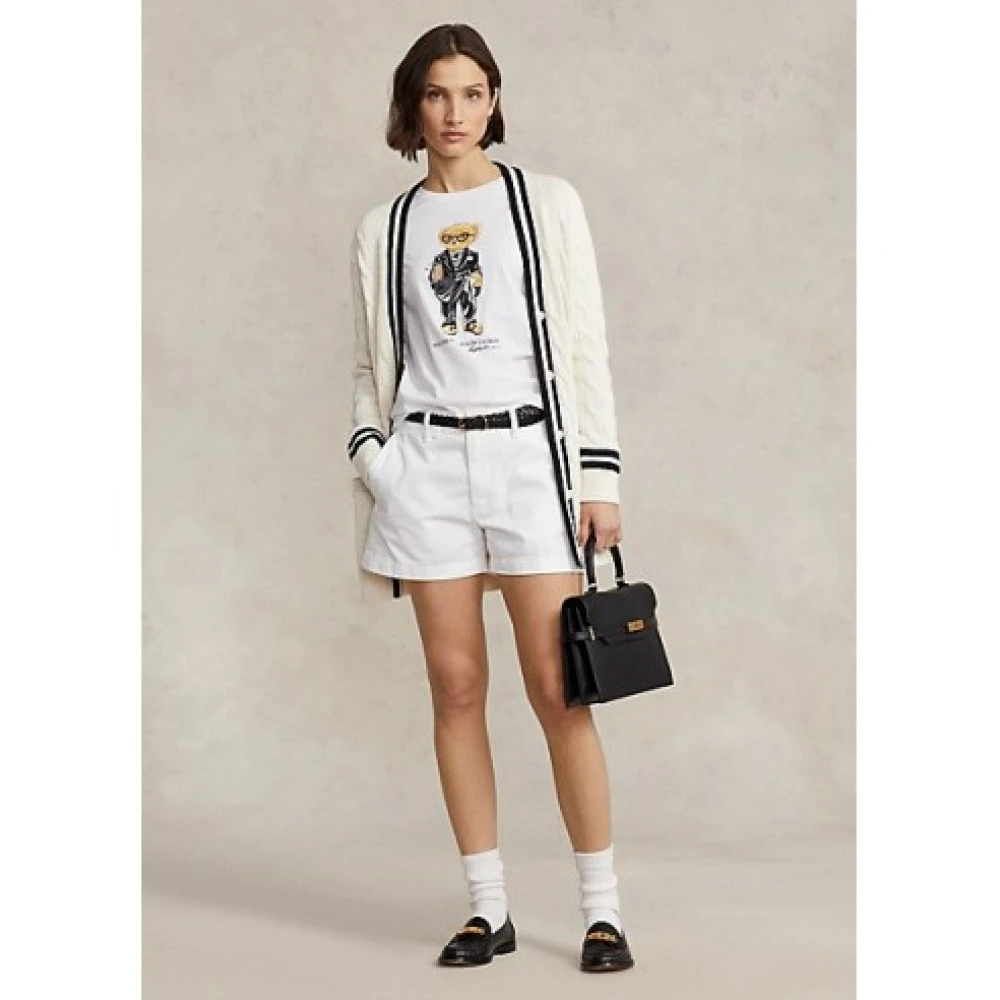 Polo Ralph Lauren Polo Bear Jersey T-shirt White Dames