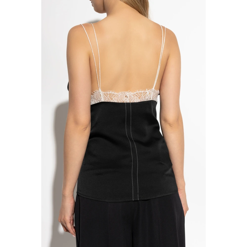 Victoria Beckham Lingerie-stijl top Black Dames