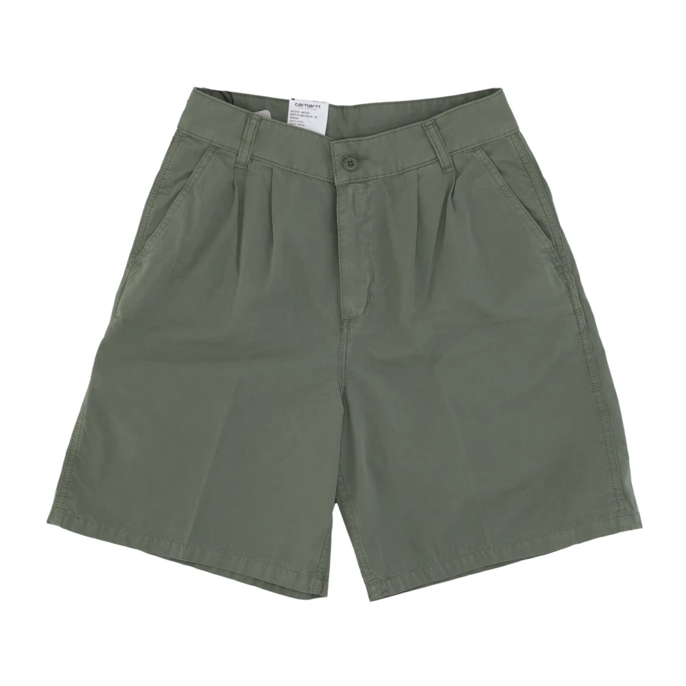 Carhartt Wip Men's Green Casual Shorts, W28, Gart Dyed Short Trousers