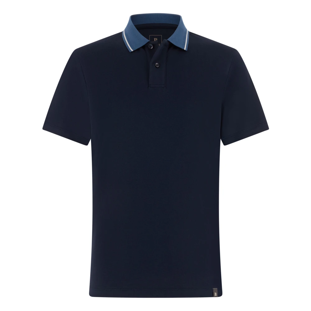 Boggi Milano Hombre Azul - Polo De Piqué De Alto Rendimiento - Tops - 2XL - Polo De Piqué De Alto Rendimiento