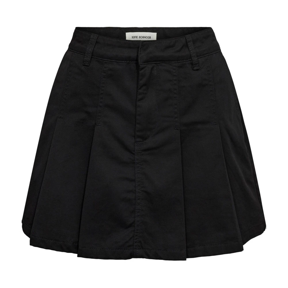 Sofie Schnoor Black Pleated Skirt Lydiasw Snos424 - Female - Short Skirts - Xs - Skirts