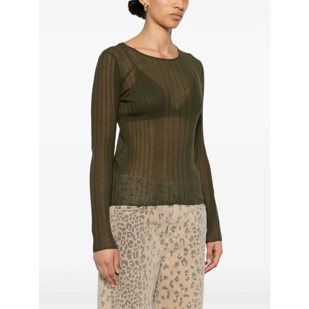pinko Groene T-shirt voor vrouwen Green Dames
