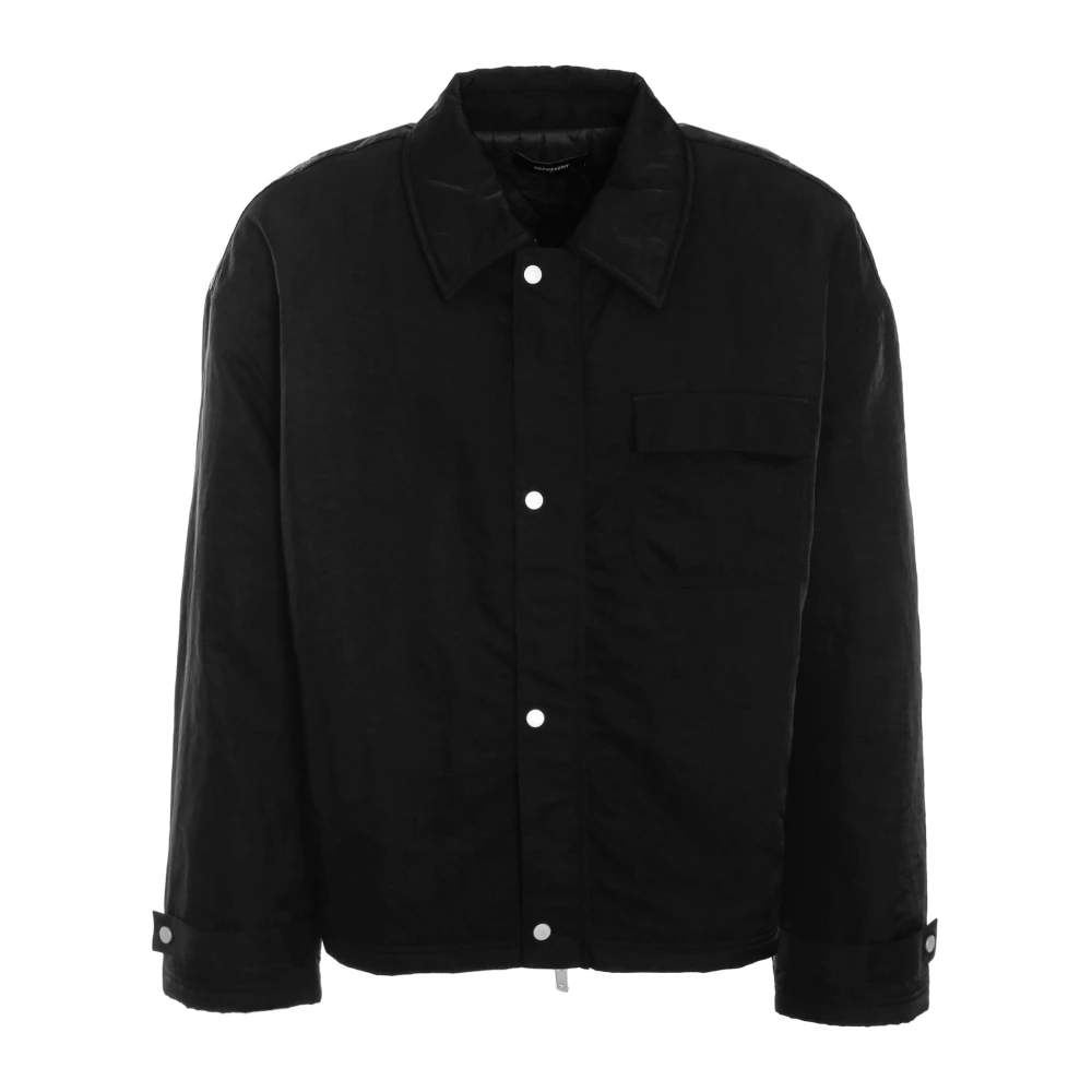 Represent Light Jacket Black Heren