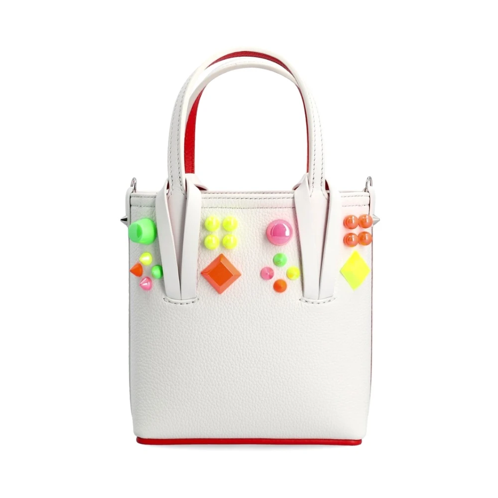 Christian Louboutin Stilren Läderhandväska White, Dam