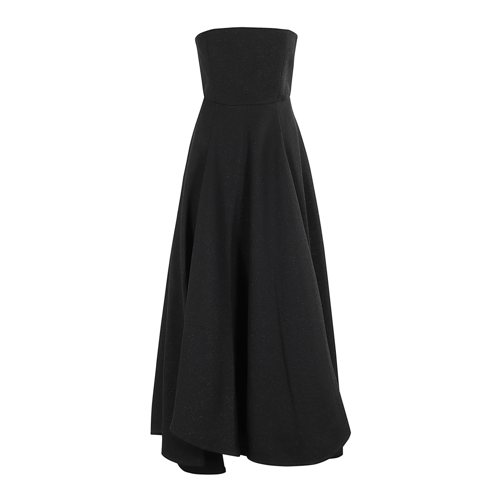 Emporio Armani Elegante Zwarte Jurk voor Vrouwen Black Dames