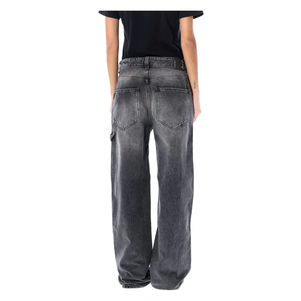 Haikure Cargo Jeans Spider Zwart Black Dames